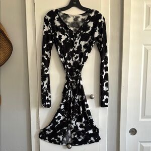 Stylish Black and White Dress